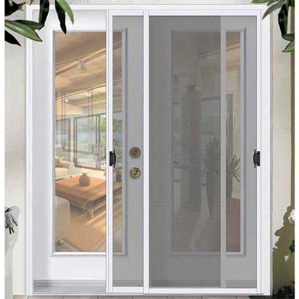 Cửa Lưới Chống Muỗi Dạng Lùa HP011 Màu Trắng Sứ