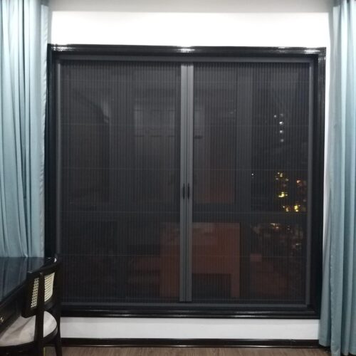 Cửa chống muỗi dạng xếp gấp cho cửa chính DX 17